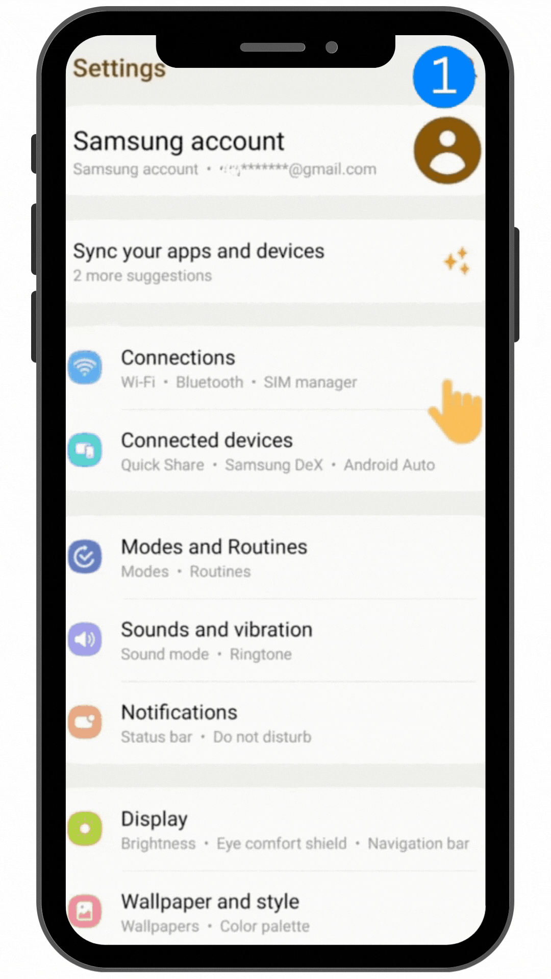 Samsung QR code installation guide
