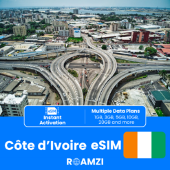Côte d’Ivoire Travel eSIM